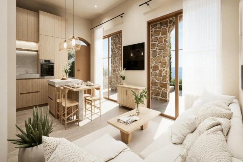 Plaka bei Chania Nordkreta, Plaka: Neubau-Projekt! Traumhafte Villen mit Pool und Meerblick zu verkaufen Haus kaufen